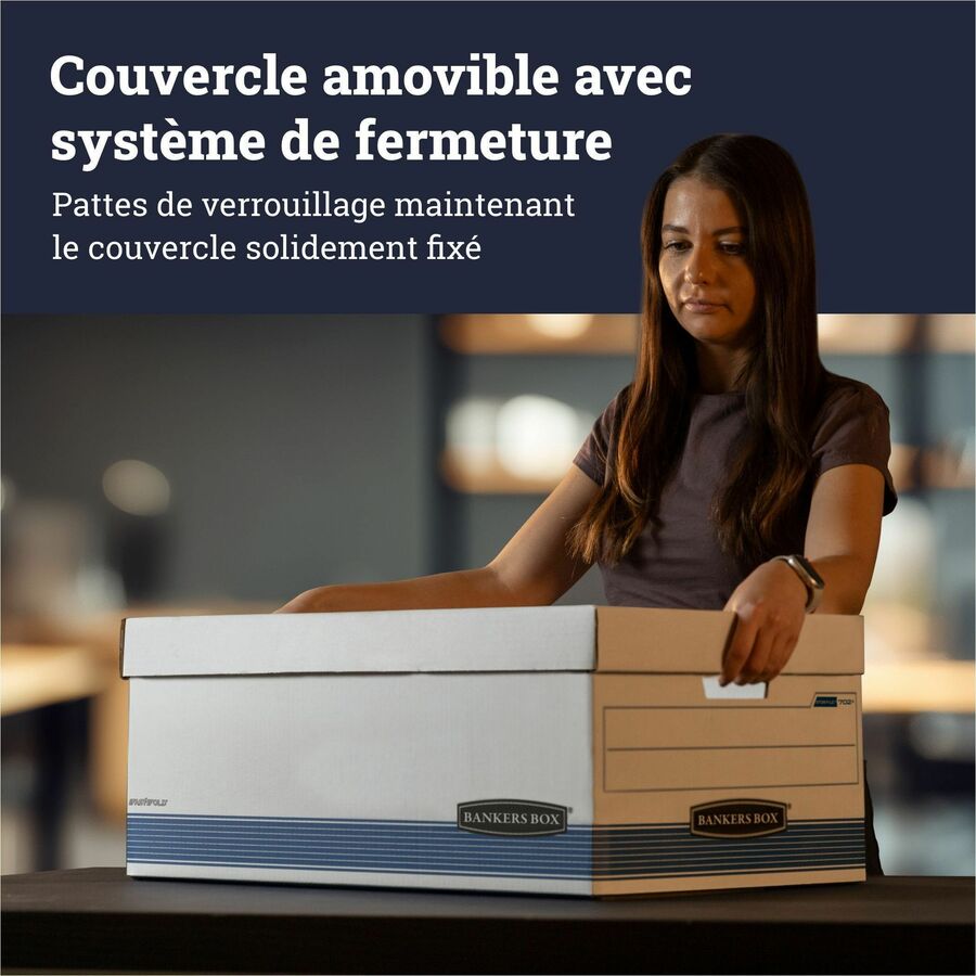Bankers Box - Boîte de rangement Stor/File - format l&eacute;gal 24"