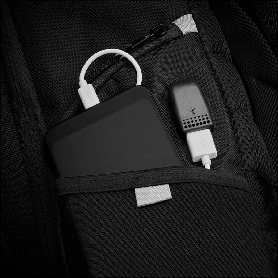 CODi Ferretti Pro Carrying Case (Backpack) for 17.3" Notebook, Tablet, Water Bottle - Black