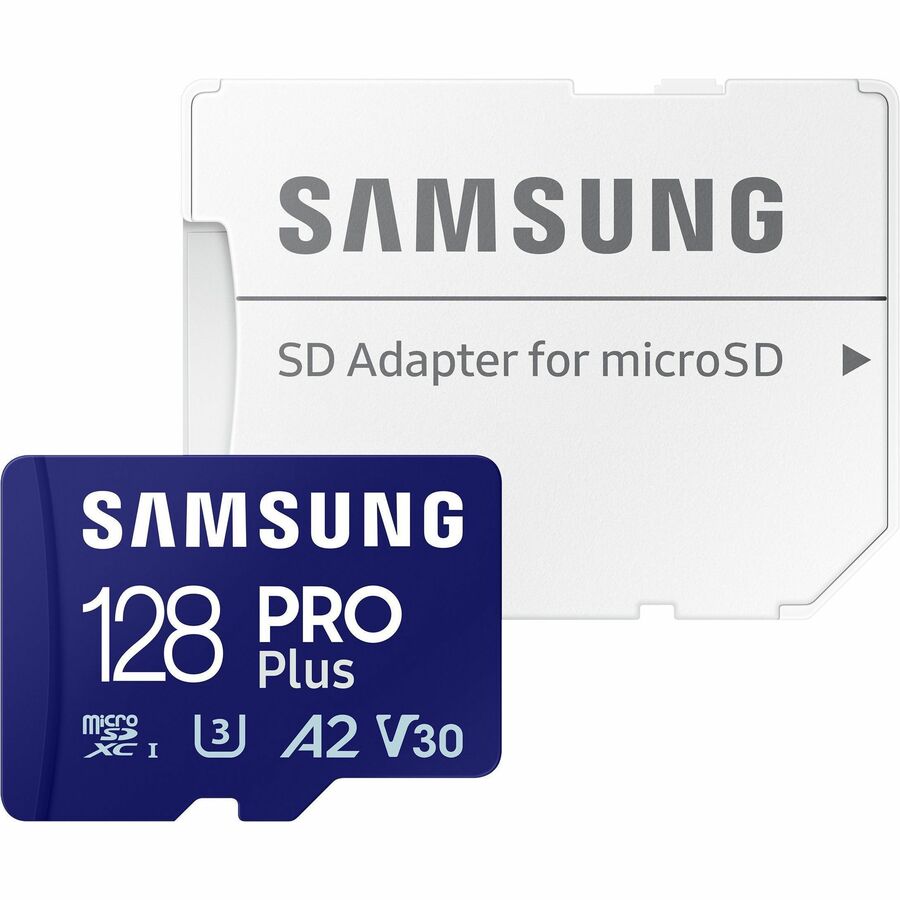 Samsung PRO Plus 128 GB Class 10/UHS-I (U3) V30 microSDXC - 1 Pack