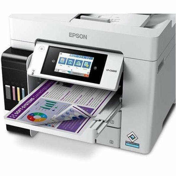 Epson WorkForce ST-C5000 Wireless Inkjet Multifunction Printer - Color