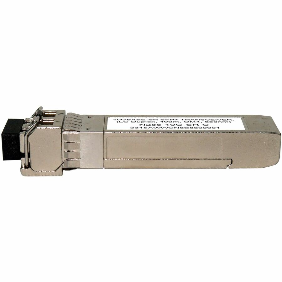 Tripp Lite by Eaton Cisco-Compatible SFP-10G-SR SFP+ Transceiver - 10GBase-SR, LC Duplex MMF, 10 Gbps, 850 nm, 400 m (1312 ft.)