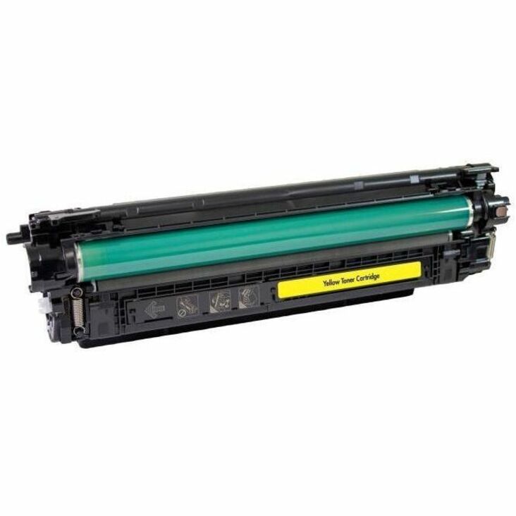 Clover Imaging remanufactured HP 212X W2122X yellow high-yield toner cartridge with new chip — alternate view 3