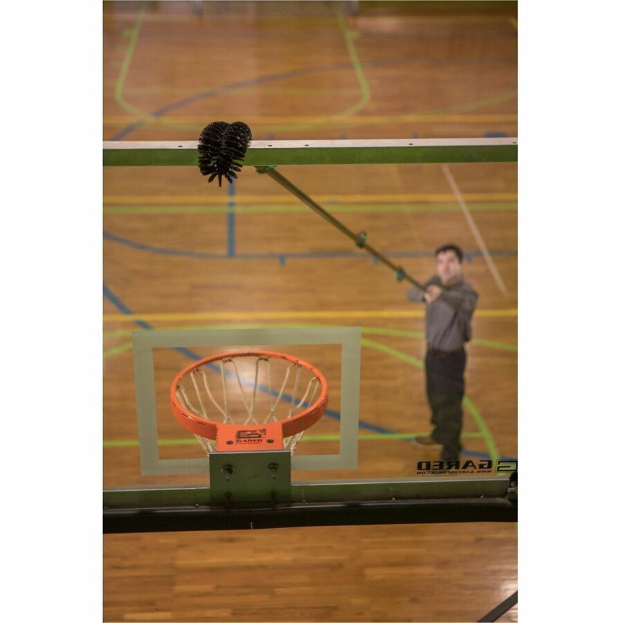 UNGPIPE0CT - Bendable, StarDuster Pipe Brush is curved to clean pipes and other round surfaces. Heavy-duty wire and polypropylene bristles easily clean hard-to-reach surfaces. Plastic handle fits an Unger OptiLoc Pole (not included) to reach high areas.