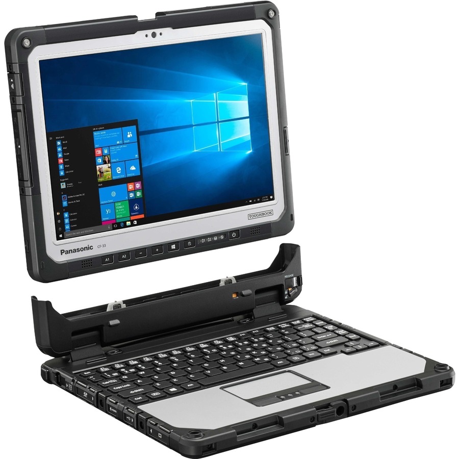 Panasonic TOUGHBOOK CF-33 CF-335Z01DAM 12" Touchscreen Rugged Detachable 2 in 1 Notebook - 4G - QHD - Intel Core i7 12th Gen i7-1270P - vPro Technology - 16 GB - 512 GB SSD