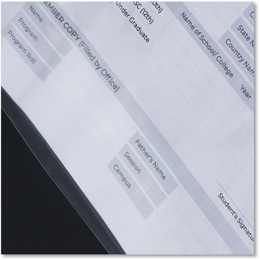 Universal Sheet Protector - 2 x Sheet Capacity - For Letter Sheet - 3 x Holes - Ring Binder - Clear - Polypropylene - 50 / Pack