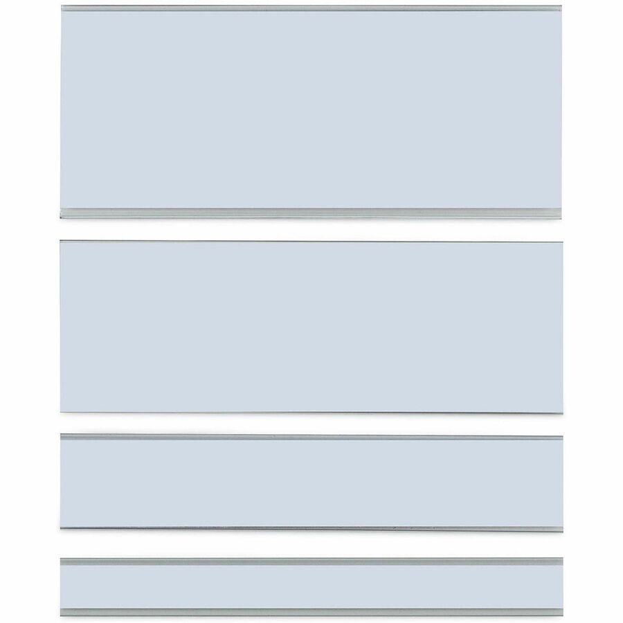 C-Line Label Holder - 5" Height x 5.1" Width x 7.4" Depth - Clear - Magnetic, Side-loading, Easy to Use, Repositionable, Built-in Pocket - 10 / Pack