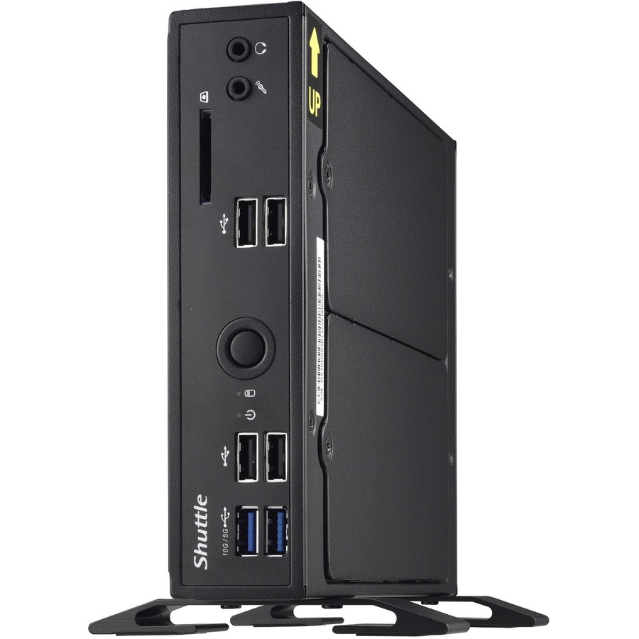 Shuttle XPC slim DS20U Barebone System - Slim PC - Socket BGA-1528 - 1 x Processor Support - Celeron 5205U 1.90 GHz Dual-core (2 Core)