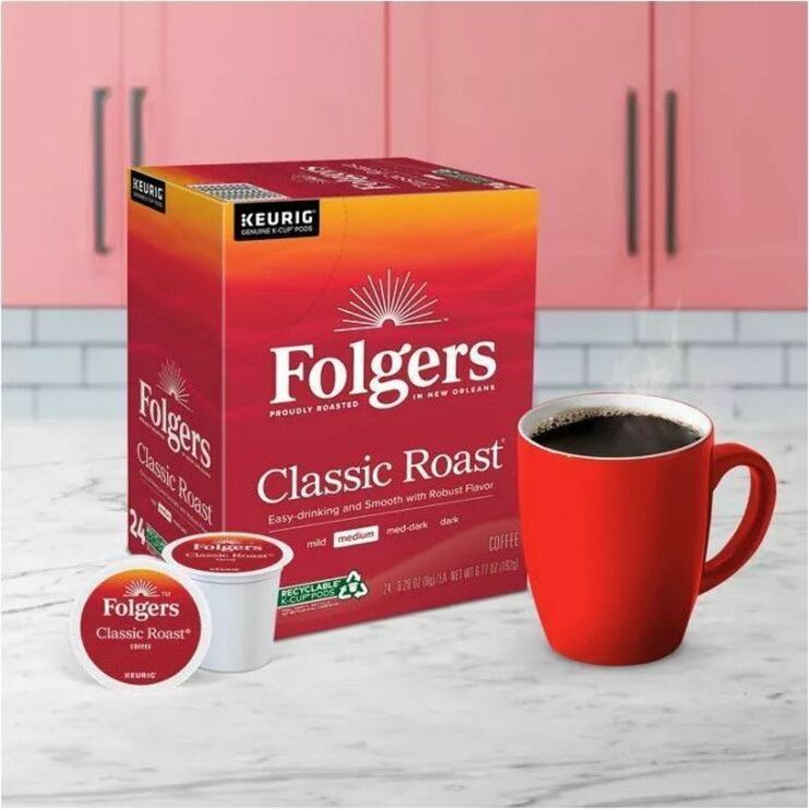 Folgers Ground Canister Classic Roast Coffee - Medium - 1 Each