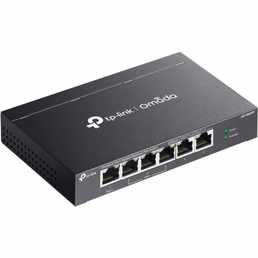 Omada Omada 6-Port Gigabit Desktop Switch with 3-Port PoE+ and 1-Port PoE++