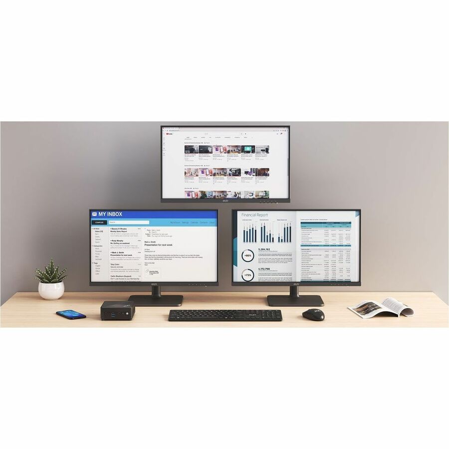 MSI Cubi N ADL Cubi N ADL S-054BUS Barebone System - Mini PC - Intel Pentium N200