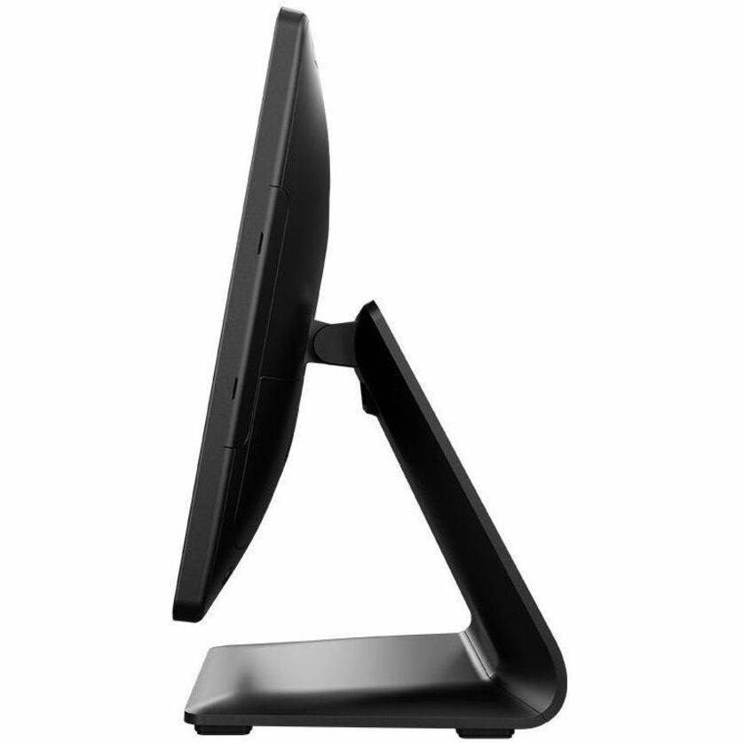 Elo Touch 15-inch all-in-one POS terminal in black for retail checkout — alternate view 3