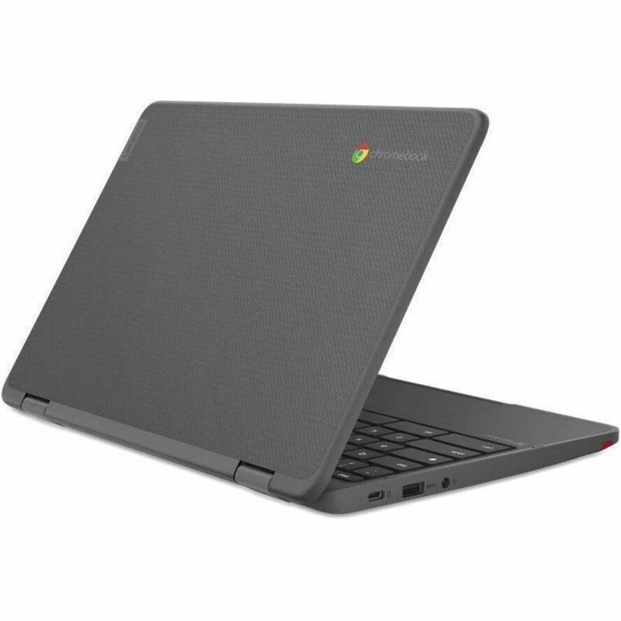 Lenovo 300e Yoga Chromebook Gen 4 82W2000AUS 11.6" Touchscreen Convertible 2 in 1 Chromebook - HD - 60 Hz - Octa-core (ARM Cortex A76 + Cortex A55) - 4 GB - 32 GB Flash Memory - English Keyboard - Graphite Gray