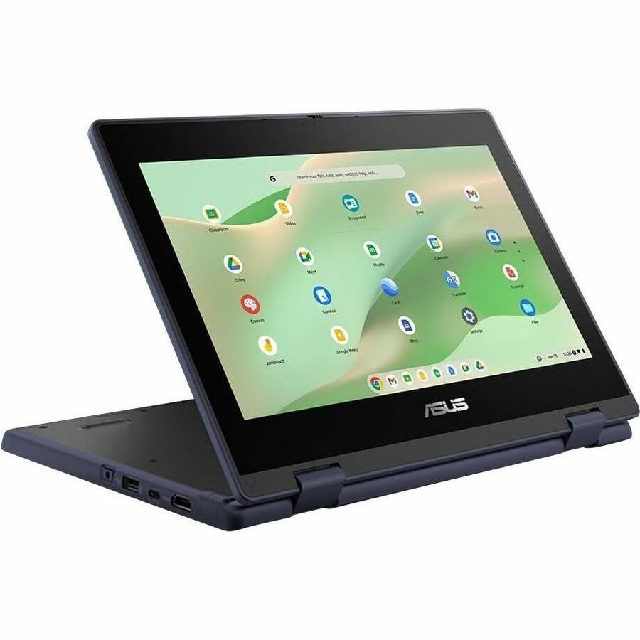 ASUS Chromebook in grey with 11.6-inch HD touch display — alternate view 3