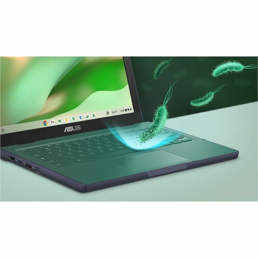 ASUS Chromebook CZ1204FM2A-YZ84T in grey with 12.2-inch WUXGA touchscreen — alternate view 3