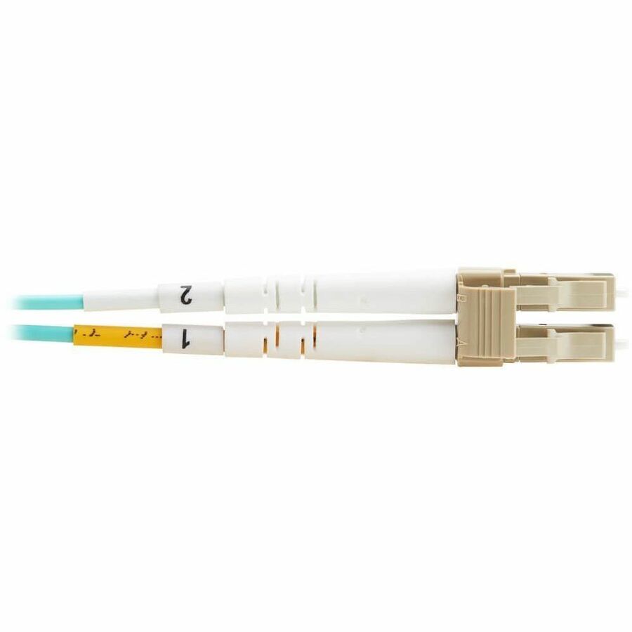 Eaton Tripp Lite Series 10Gb Duplex Multimode 50/125 OM3 OFNP Fiber Patch Cable (LC/LC) - Aqua, 4 m (13.1 ft.), TAA