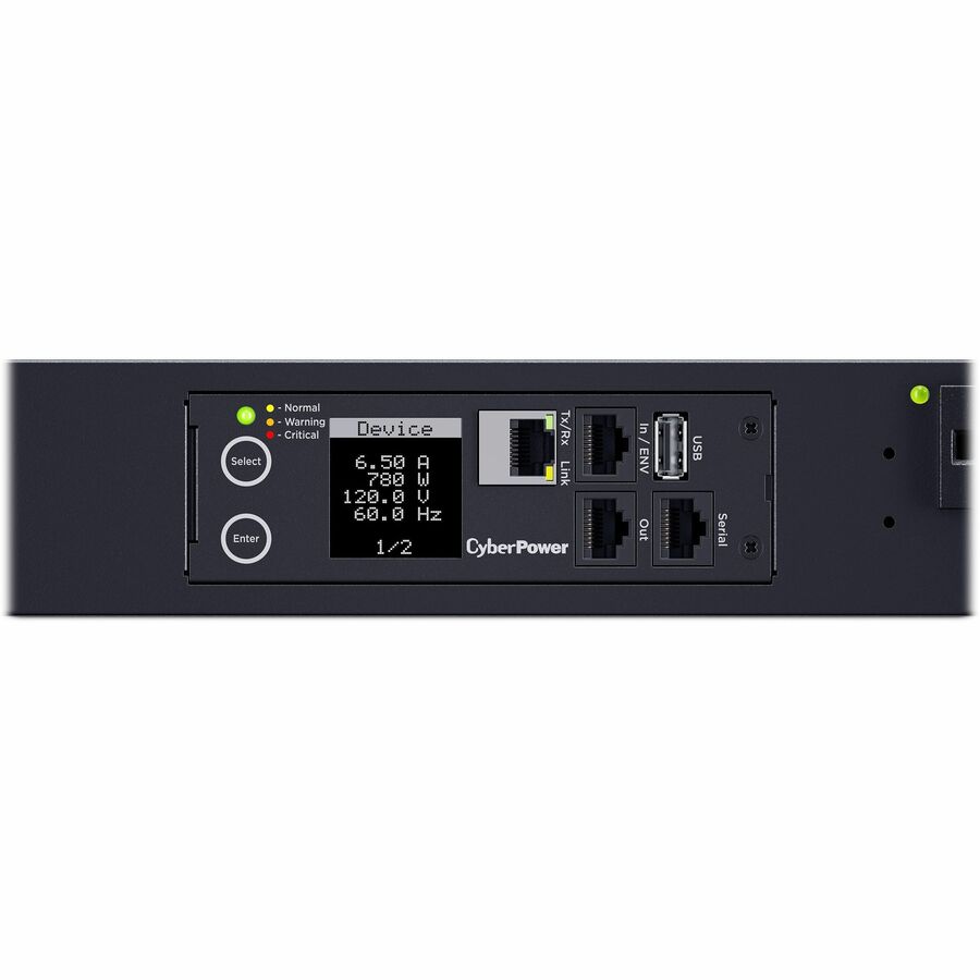 CyberPower PDU41116 Single Phase 100 - 120 VAC 15A Switched PDU