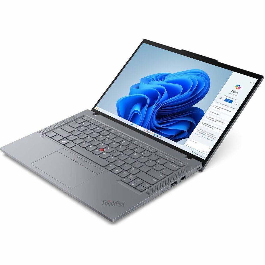 Lenovo ThinkPad T14 Gen 5 21MC000NUS 14" Notebook - WUXGA - 60 Hz - AMD Ryzen 5 PRO 8540U - 16 GB - 256 GB SSD - English Keyboard - Gray