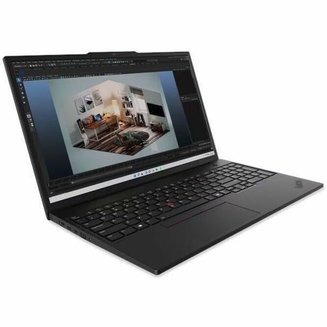 Lenovo ThinkPad P16s Gen 3 21KS001HUS 16" Mobile Workstation - WUXGA - Intel Core Ultra 7 155H - 16 GB - 512 GB SSD - English Keyboard - Black