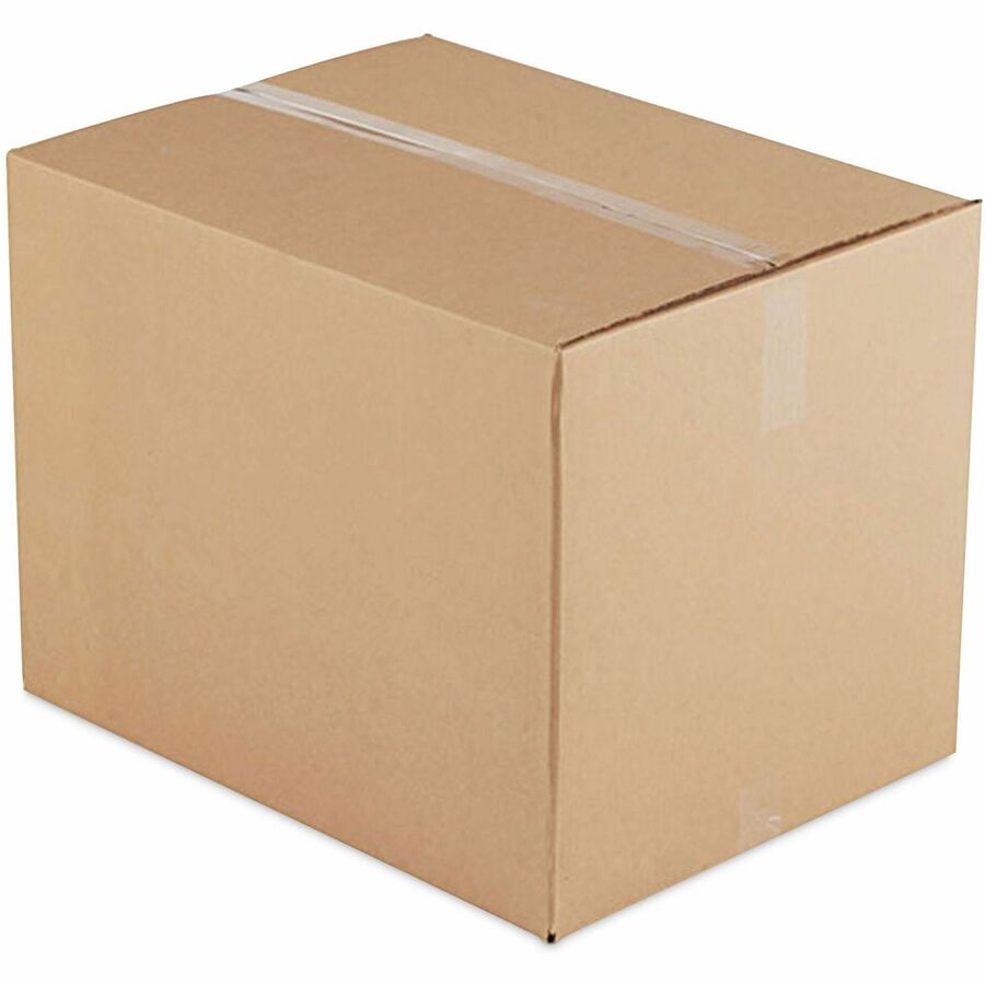 Universal Shipping Case - External Dimensions: 18" Length x 12" Width x 6" Height - Flap Closure - Corrugated Kraft - Brown Kraft - 25 / Bundle