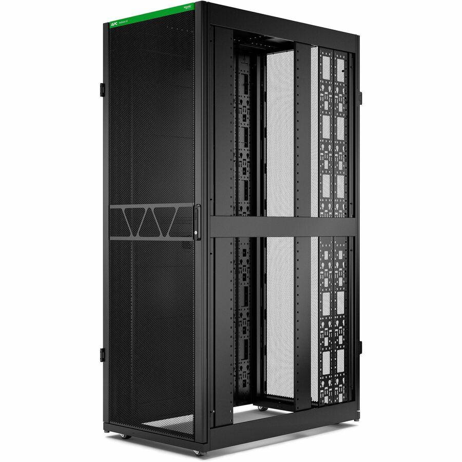 APC NetShelter SX Server Rack Gen 2, 45U, 2124H x 750W x 1200D mm, with Sides, Black [TAA]