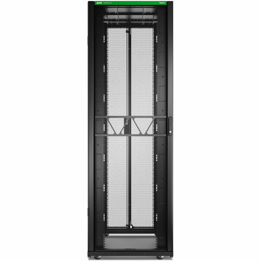 APC NetShelter SX Server Rack Gen 2, 48U, 2258H x 750W x 1200D mm, with Sides, Black [TAA]