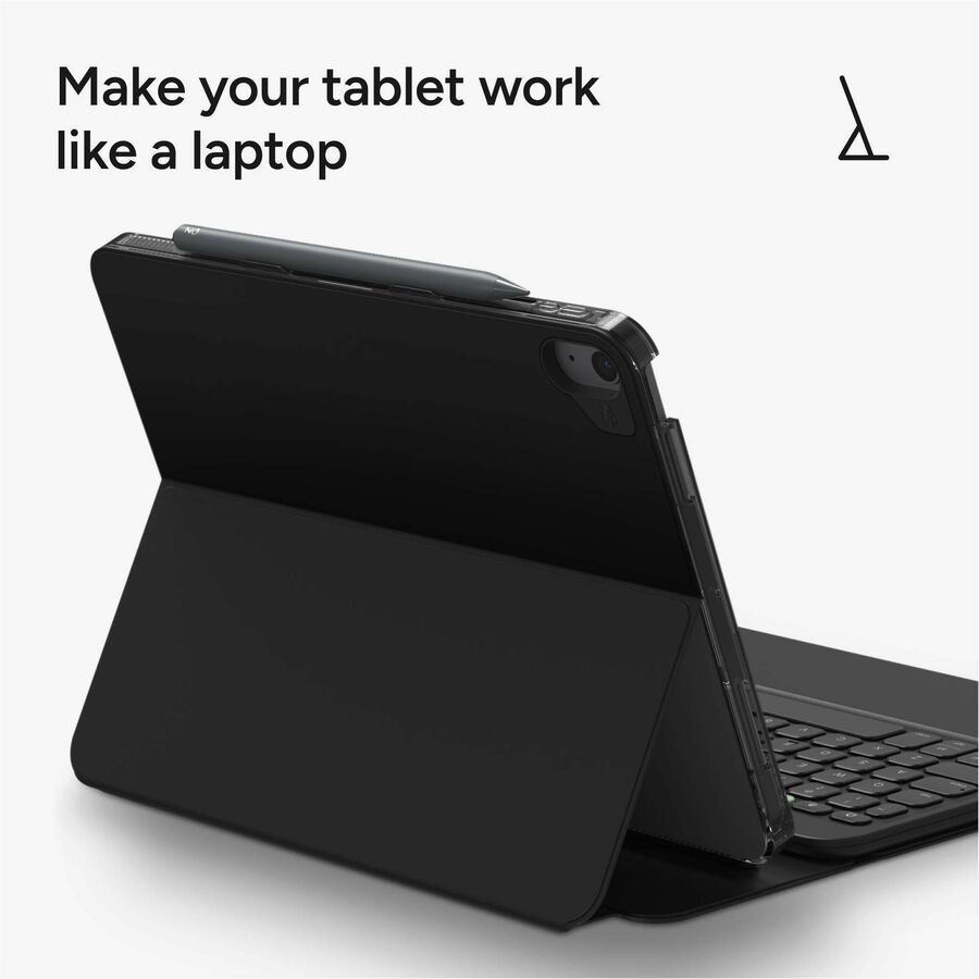 ZAGG - Étui pour clavier/housse Pro Keys 2 (Folio) pour 10,9 po à 11 po Apple iPad Air (4e g&eacute;n&eacute;ration), iPad Air (5&egrave;me g&eacute;n&eacute;ration) Tablette - Noir