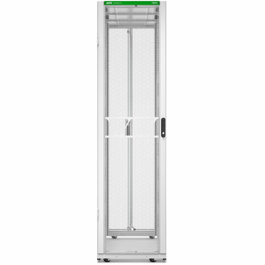 APC NetShelter SX Server Rack Gen 2, 48U, 2258H x 600W x 1200D mm, with Sides, White [TAA]