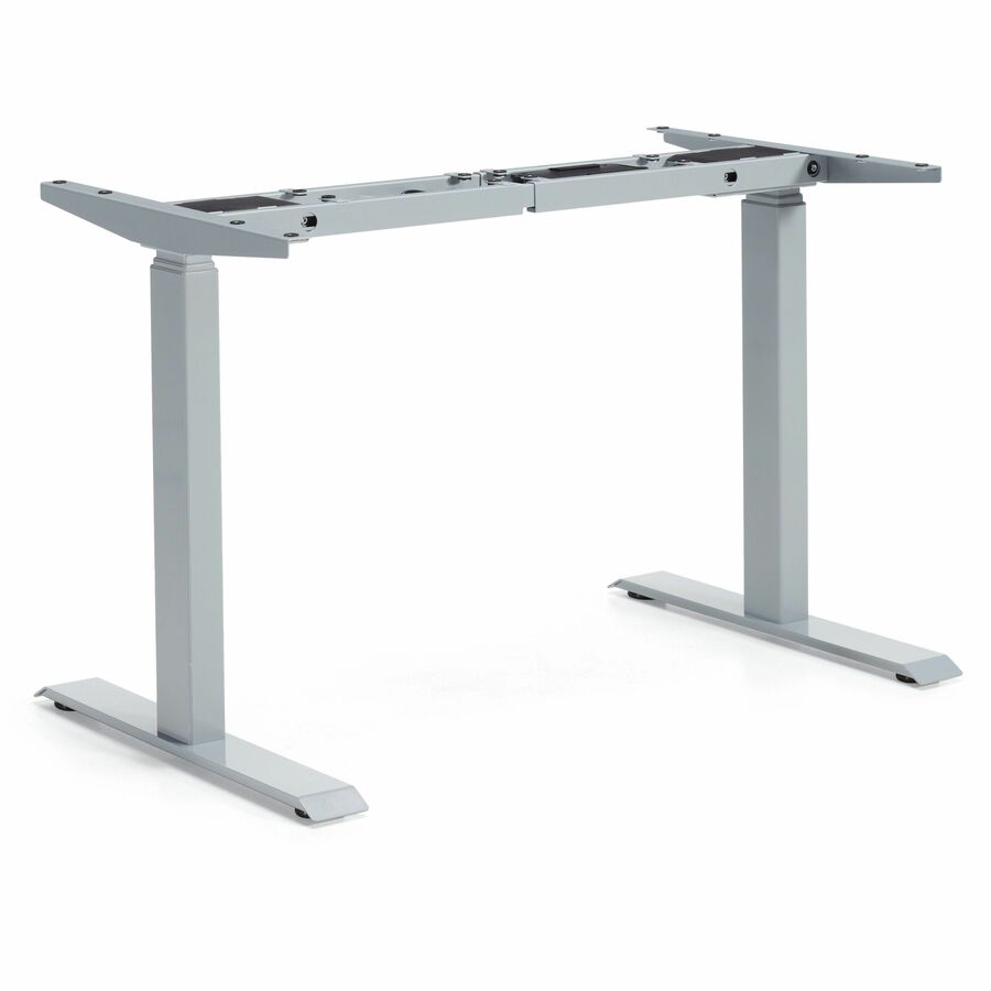 Newland Table à hauteur r&eacute;glable, 3 stades, 60 po x 30 po, noce grigio/tungst&egrave;ne