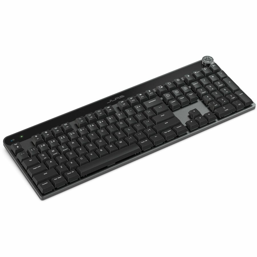 JLab Audio EPIC Mechanical Wireless Keyboard full-size, backlit keys, black — alternate view 3