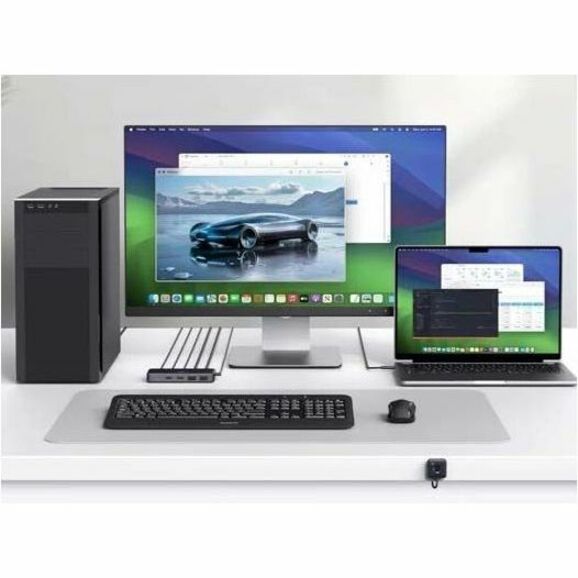 Anker KVM Switch (4K) desktop KVM switch for controlling multiple computers from one workstation — alternate view 3