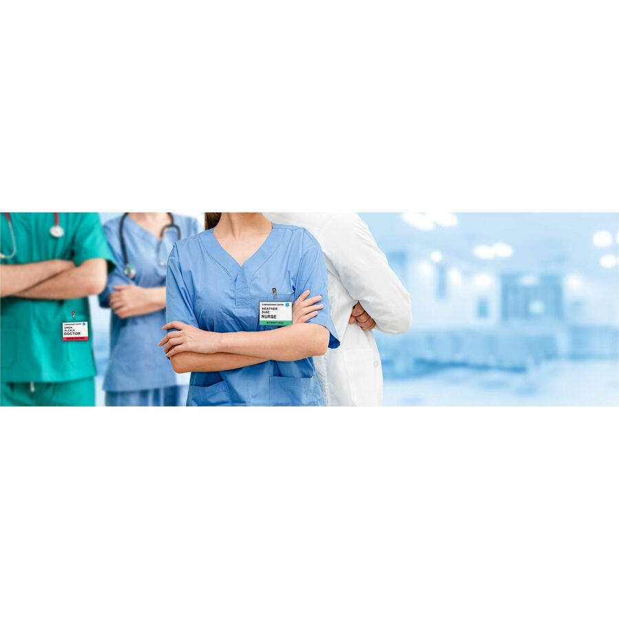 Avery&reg; Translucent Colour Bar Vinyl Name Tag Holders