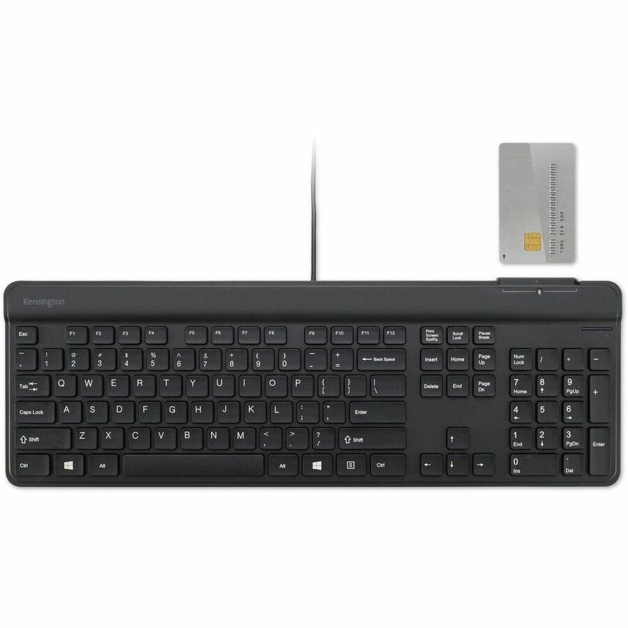 Kensington KB201C Simple Solutions Wired Keyboard with Smart Card
