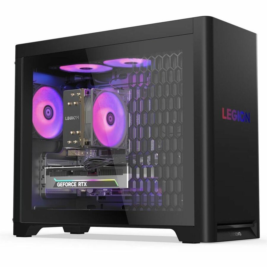 Lenovo Legion T5 30AGB10 90YJ0015US Gaming Desktop Computer - AMD Ryzen 7 7700X - 32 GB - 1 TB SSD - Tower - Eclipse Black — Alternate-Image3 image 12