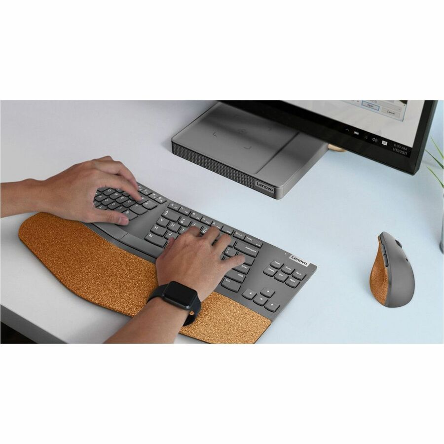 Lenovo Go Wireless Split Keyboard AI - US English