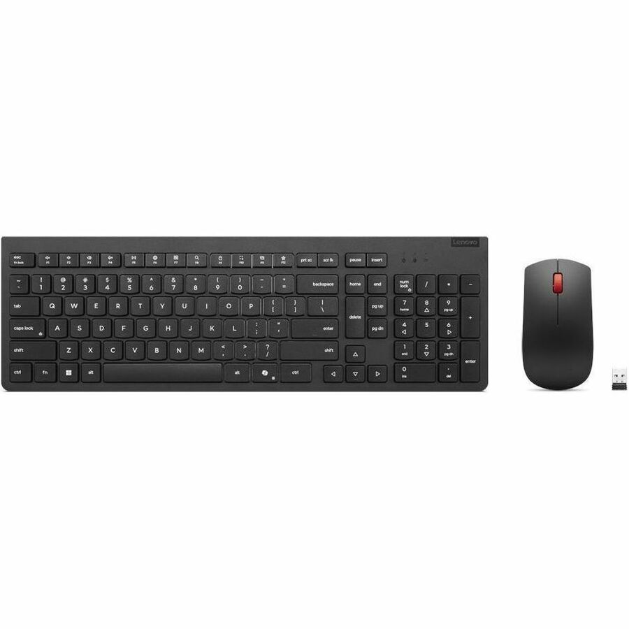 Lenovo Essential Wireless Combo Keyboard & Mouse Gen2 Black-English Canadian