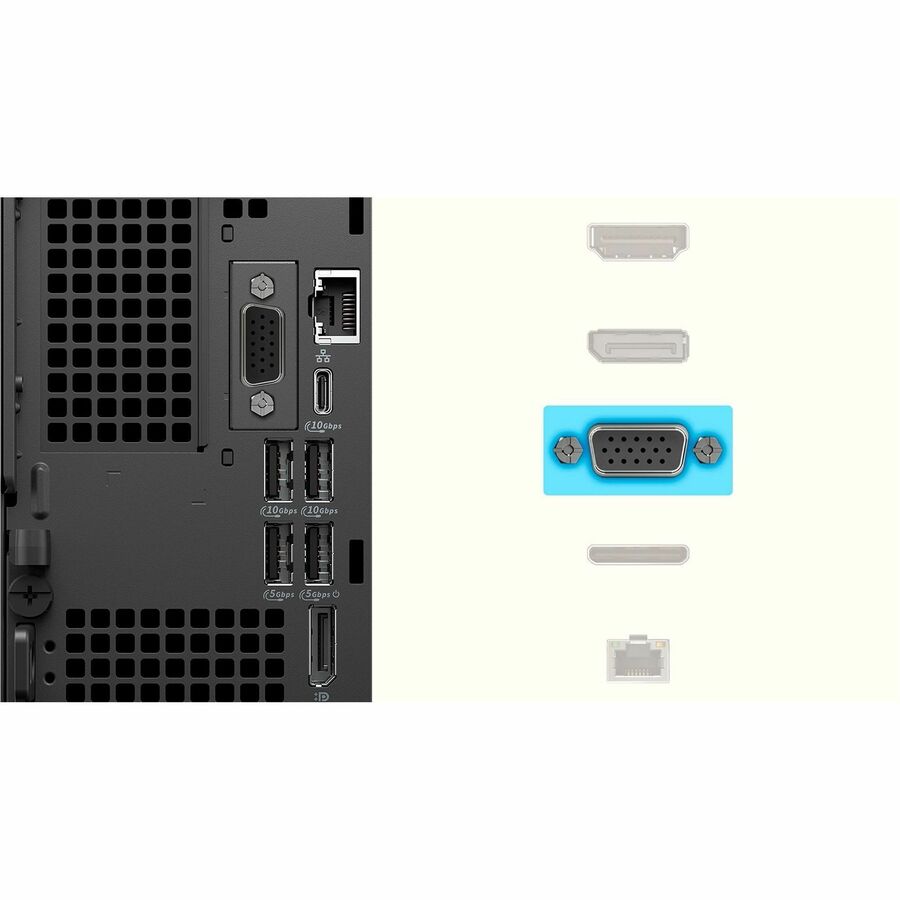 Dell Pro Max FCM2250 Desktop Computer - Intel Core Ultra 7 265 - vPro Technology - 32 GB - 512 GB SSD - Micro PC - Standard Black — Alternate-Image3 image 9