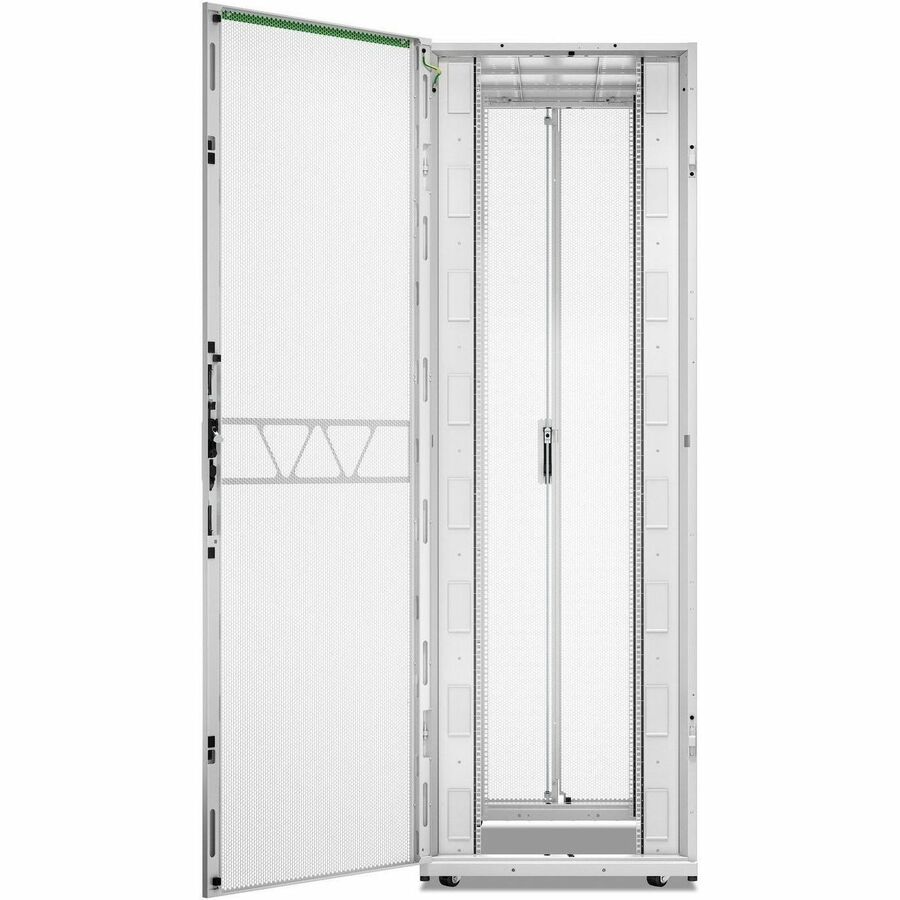 APC NetShelter SX Server Rack Gen 2, 52U, 2436H x 800W x 1200D mm, w/ Sides, White [TAA]