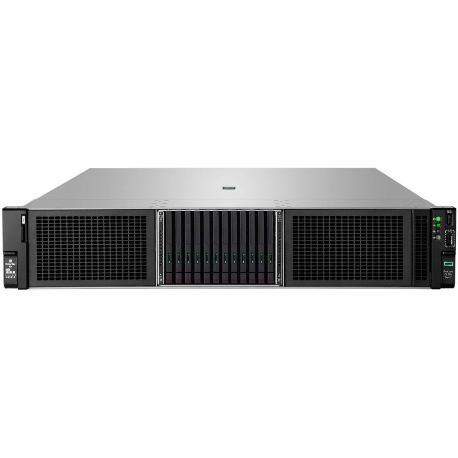 HPE ProLiant DL380 G11 2U Rack Server - 1 x Intel Xeon Gold 5515+ 3.20 GHz - 64 GB RAM - 1.92 TB SSD - (2 x 960GB) SSD Configuration - 12Gb/s SAS, Serial ATA/600, NVMe Controller