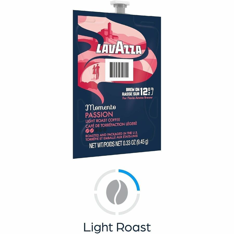 Flavia Freshpack Momento Series Freshpack Coffee - Compatible with Flavia Aroma - Light - Freshpack - Passion - 38 / Carton