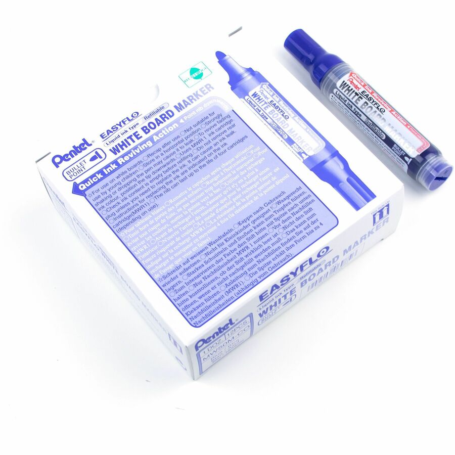 Pentel - Marqueur effa&ccedil;able &#224; sec Easyflo