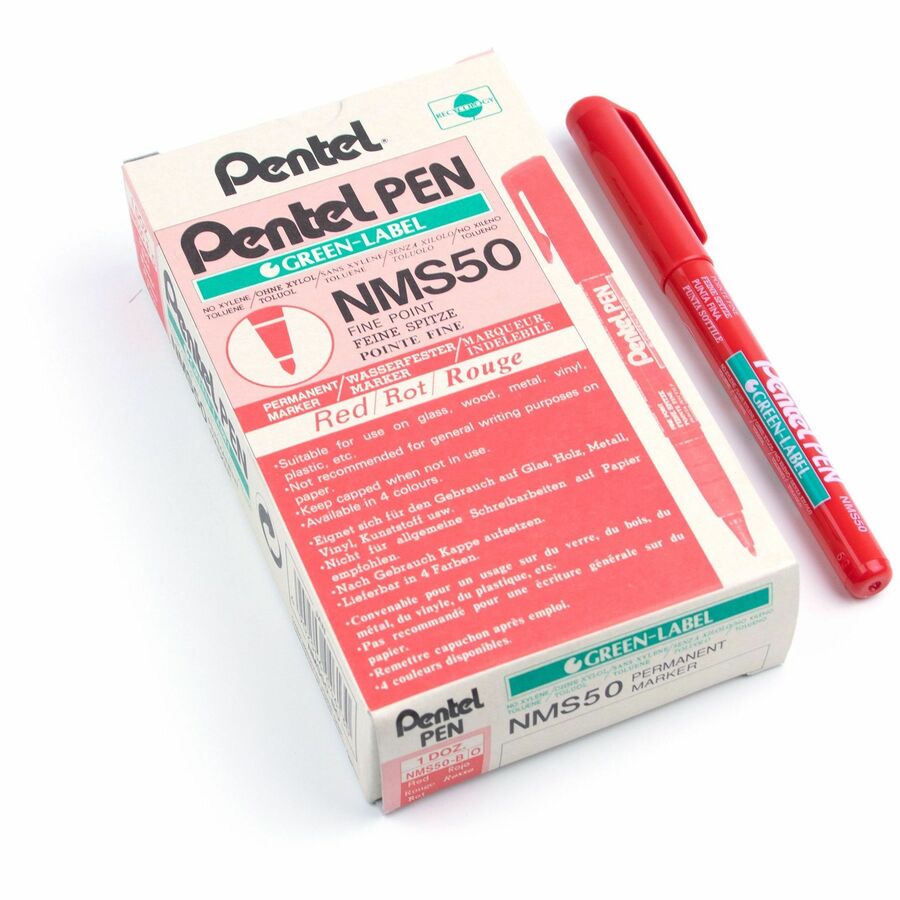 Pentel - Marqueur permanent Green Label