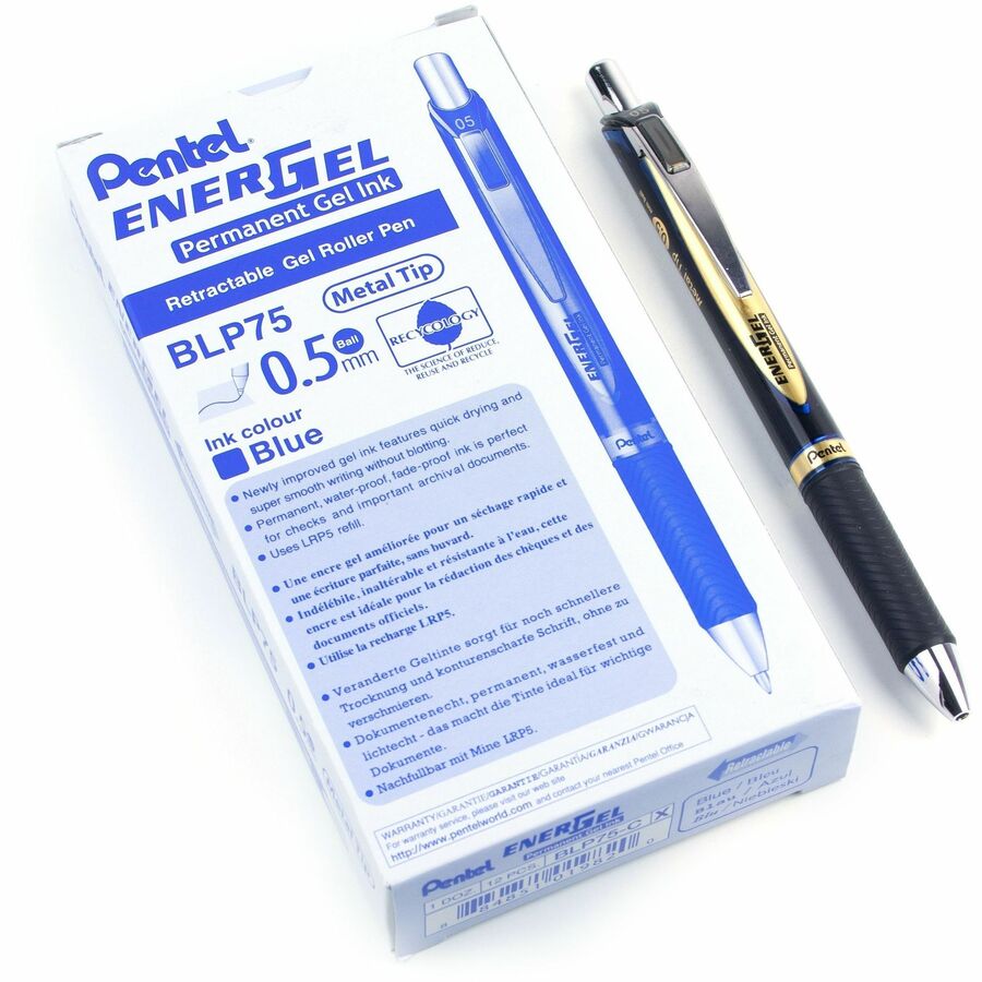 Pentel - Stylo &#224; bille roulante BLP75-C