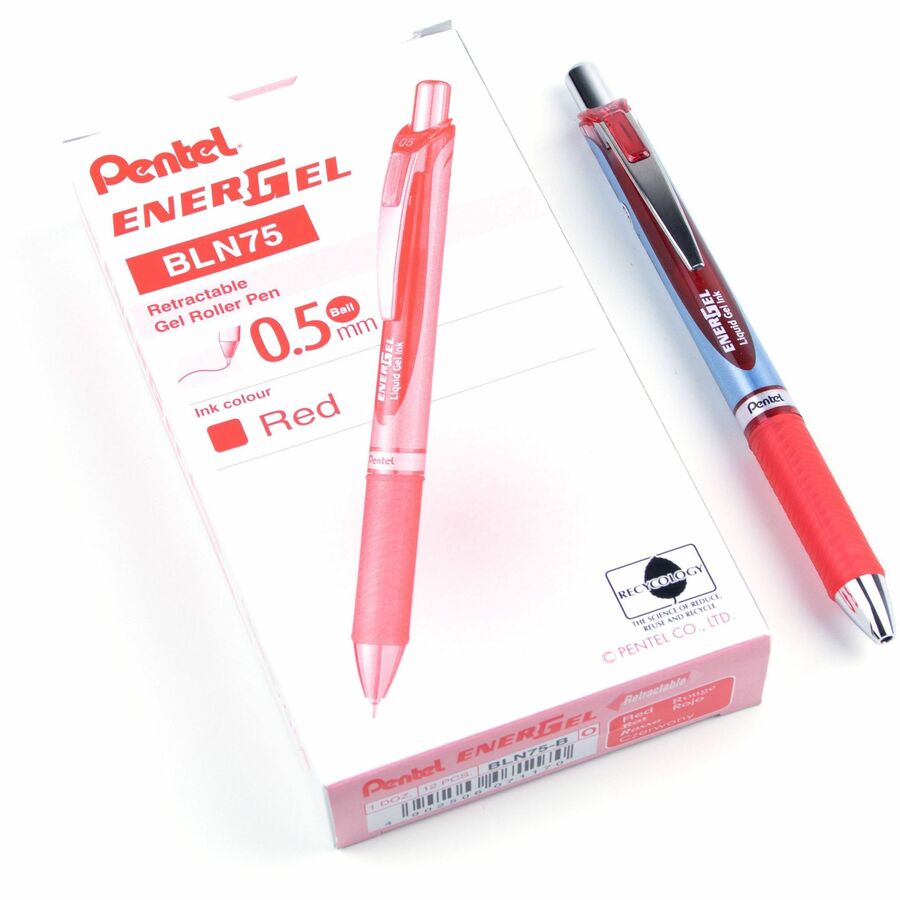Pentel - Stylo &#224; bille roulante BLN75-B