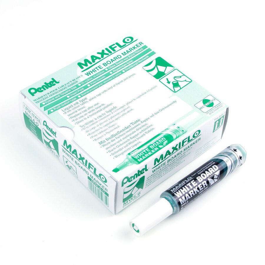 Pentel - Marqueur effa&ccedil;able &#224; sec Maxiflo
