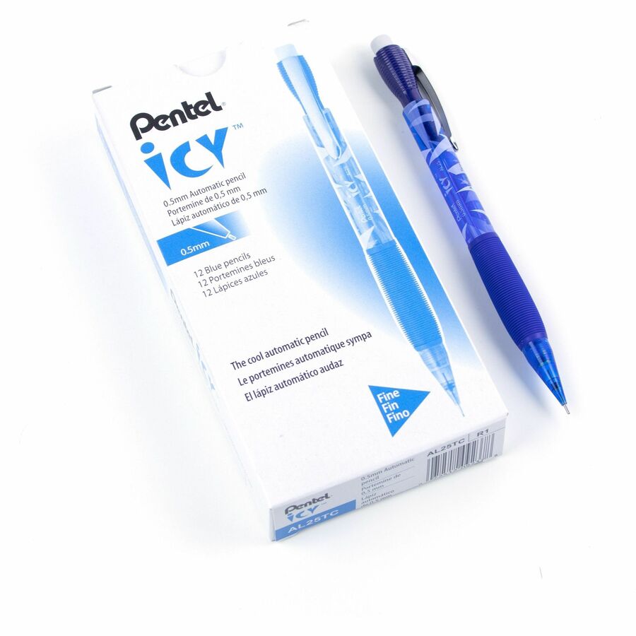 Pentel Icy Mechanical Pencil (0.5mm), Blue Barrel