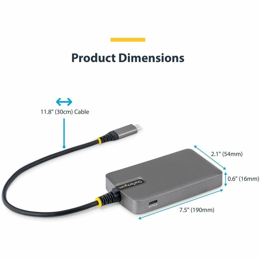 StarTech.com (5G4ACUSBCHUB) USB/Firewire Adapters