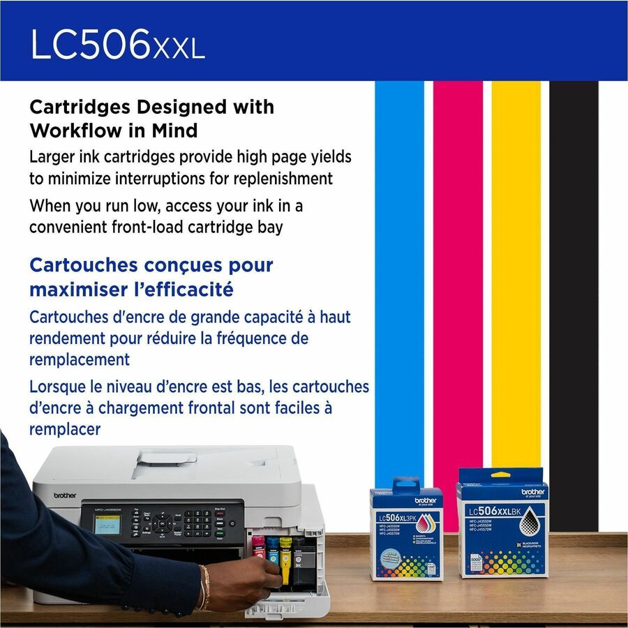 Brother LC506XXLC Original Super High Yield Inkjet Ink Cartridge - Cyan - 1 Each - 2,500 pages