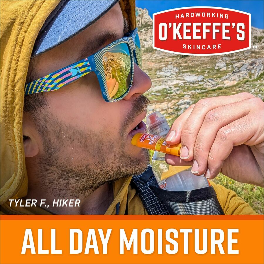 O'Keeffe's SPF 35 Lip Repair - SPF 35 - Applicable on Lip - Skin - Moisturising, UV Resistant, Water Resistant, UVA Protection, UVB Protection - 1 Each