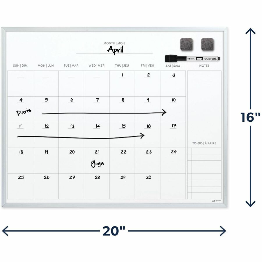 Quartet Magnetic Calendar