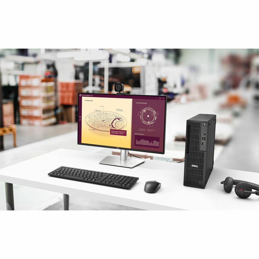 Dell Pro Slim QCS1255 Desktop Computer - AMD Ryzen 5 8500G - 16 GB - 512 GB PCI Express NVMe 4.0 SSD - Slim PC - Standard Black — Alternate-Image3 image 10